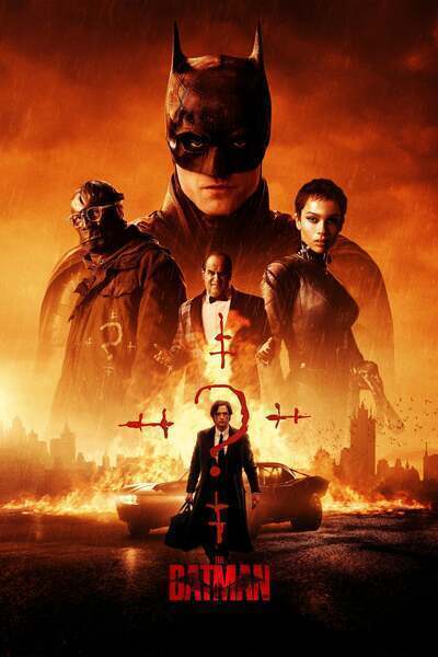 The Batman Hindi Dubbed Movie Poster (2022)