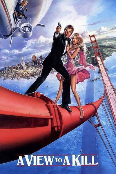 A View to a Kill Hindi Dubbed Movie Poster (1985)
