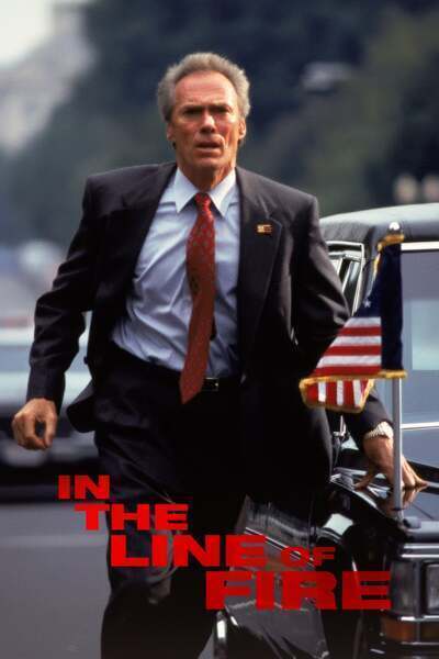In the Line of Fire Hindi Dubbed Movie Poster (1993)
