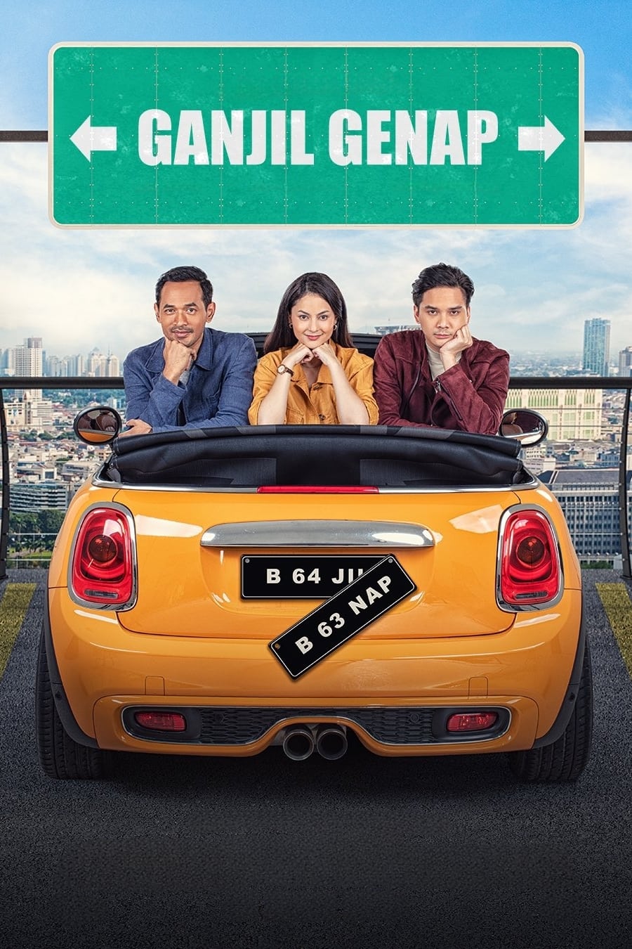 Ganjil Genap Hindi Dubbed Movie Poster (2023)
