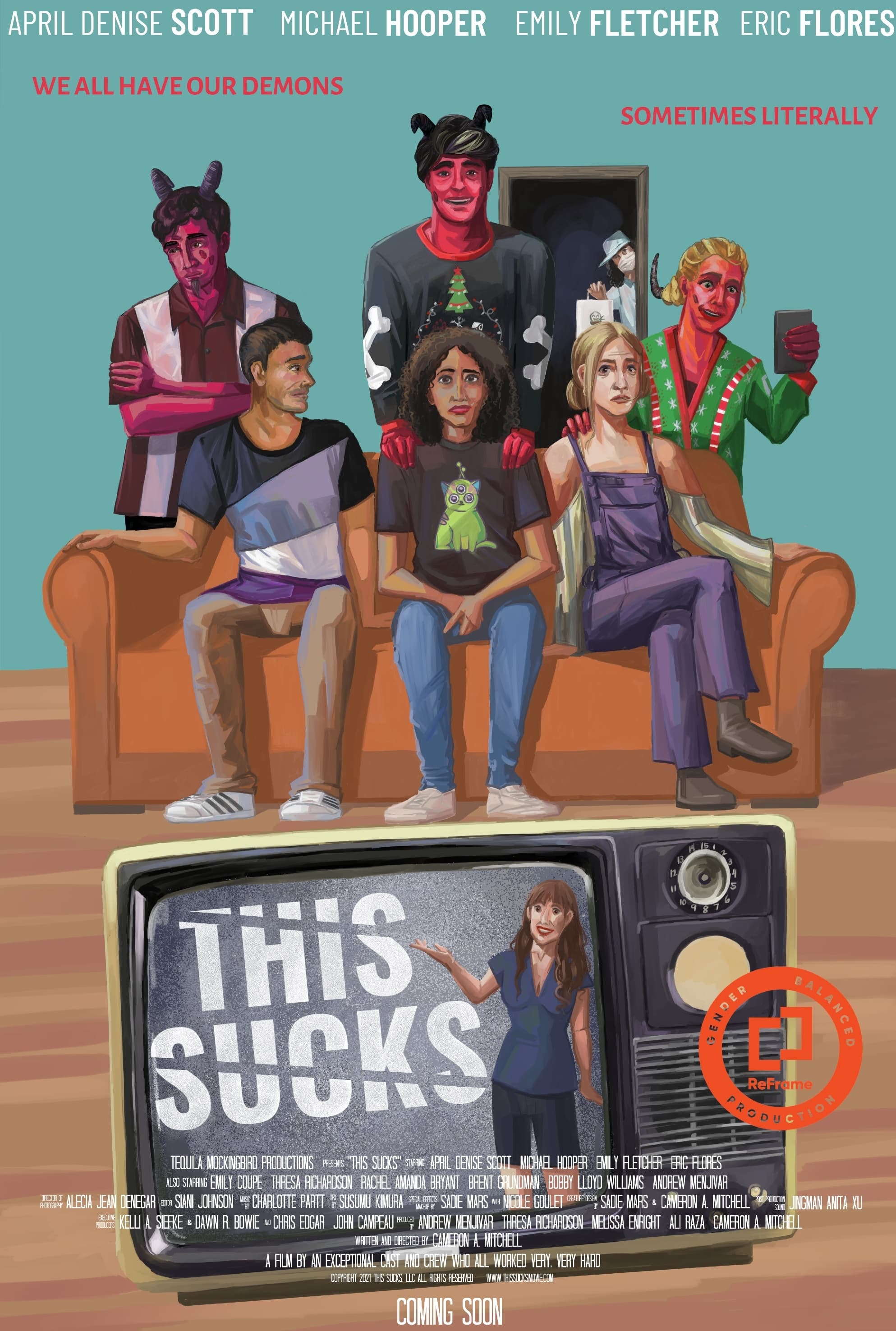This Sucks Hindi Dubbed Movie Poster (2024)