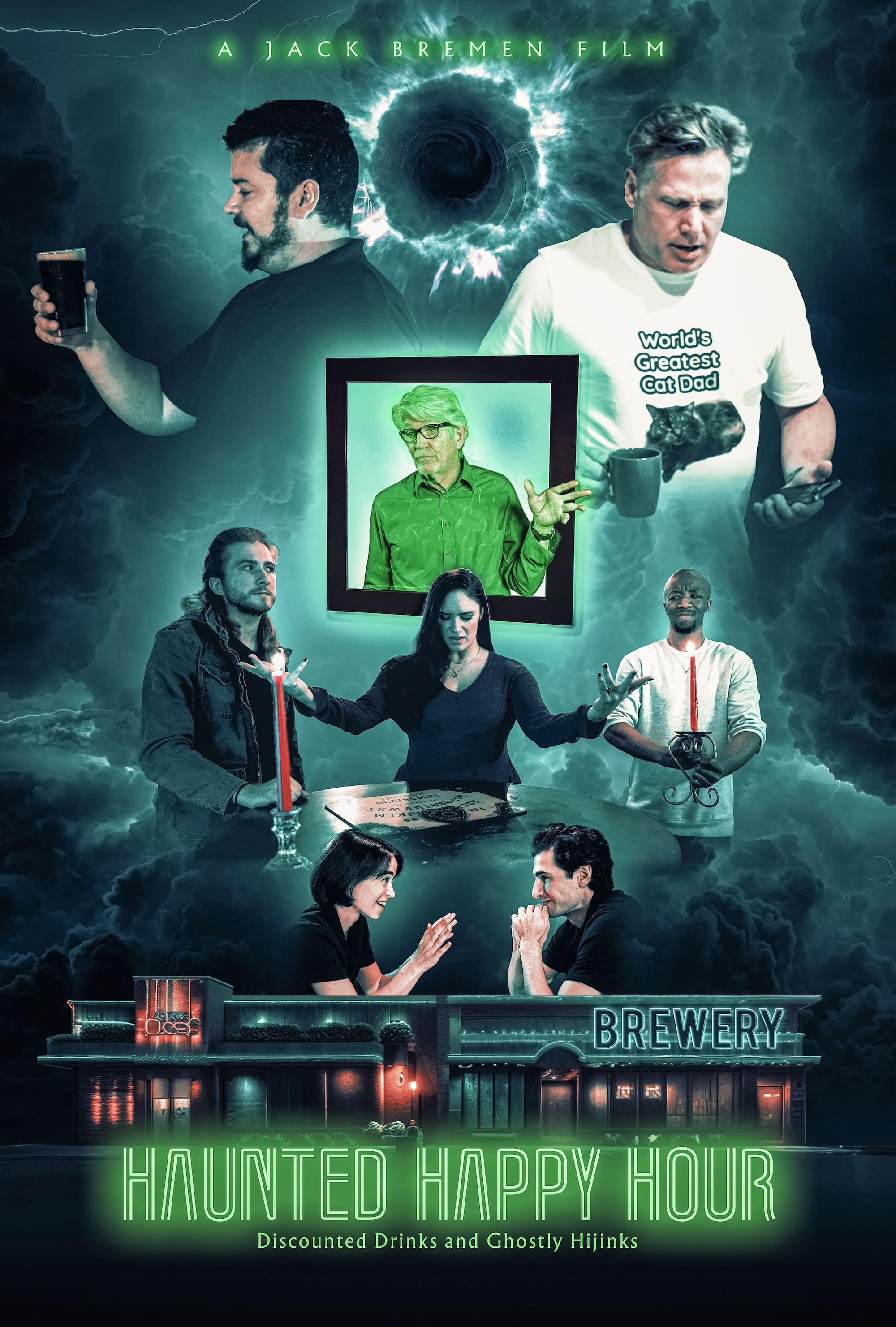 Haunted Happy Hour Hindi Dubbed Movie Poster (2024)