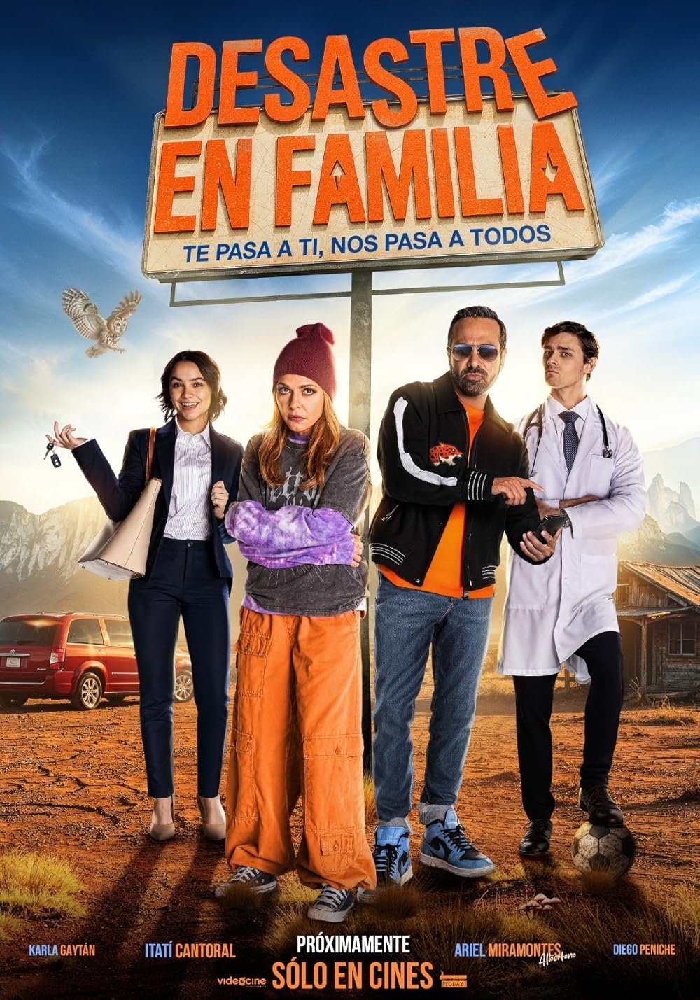 Family Disaster Hindi Dubbed Movie Poster (2025)