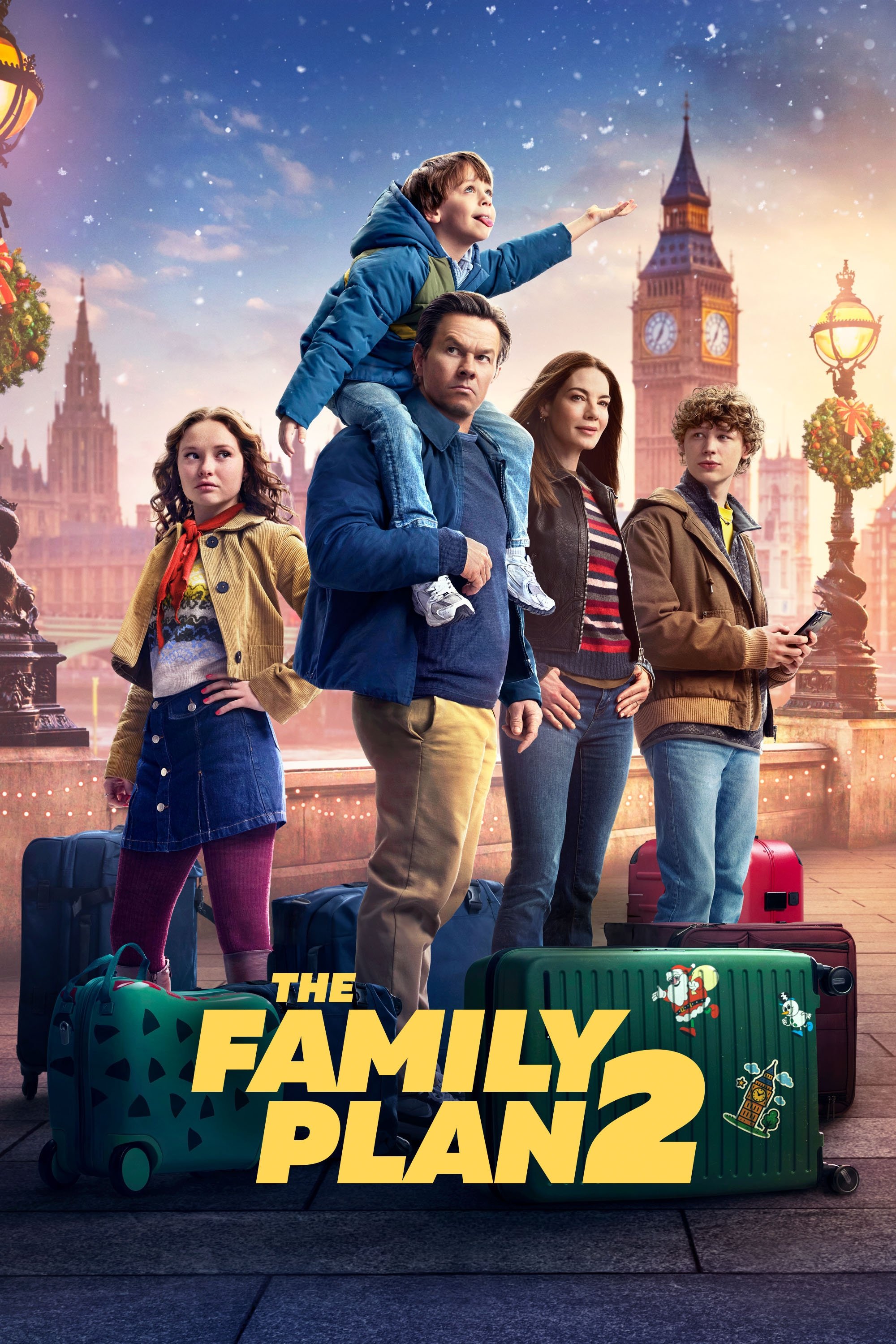 The Family Plan 2 Hindi Dubbed Movie Poster (2025)