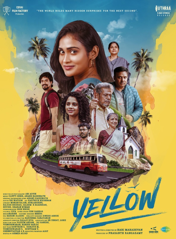 Yellow Hindi Dubbed Movie Poster (2025)